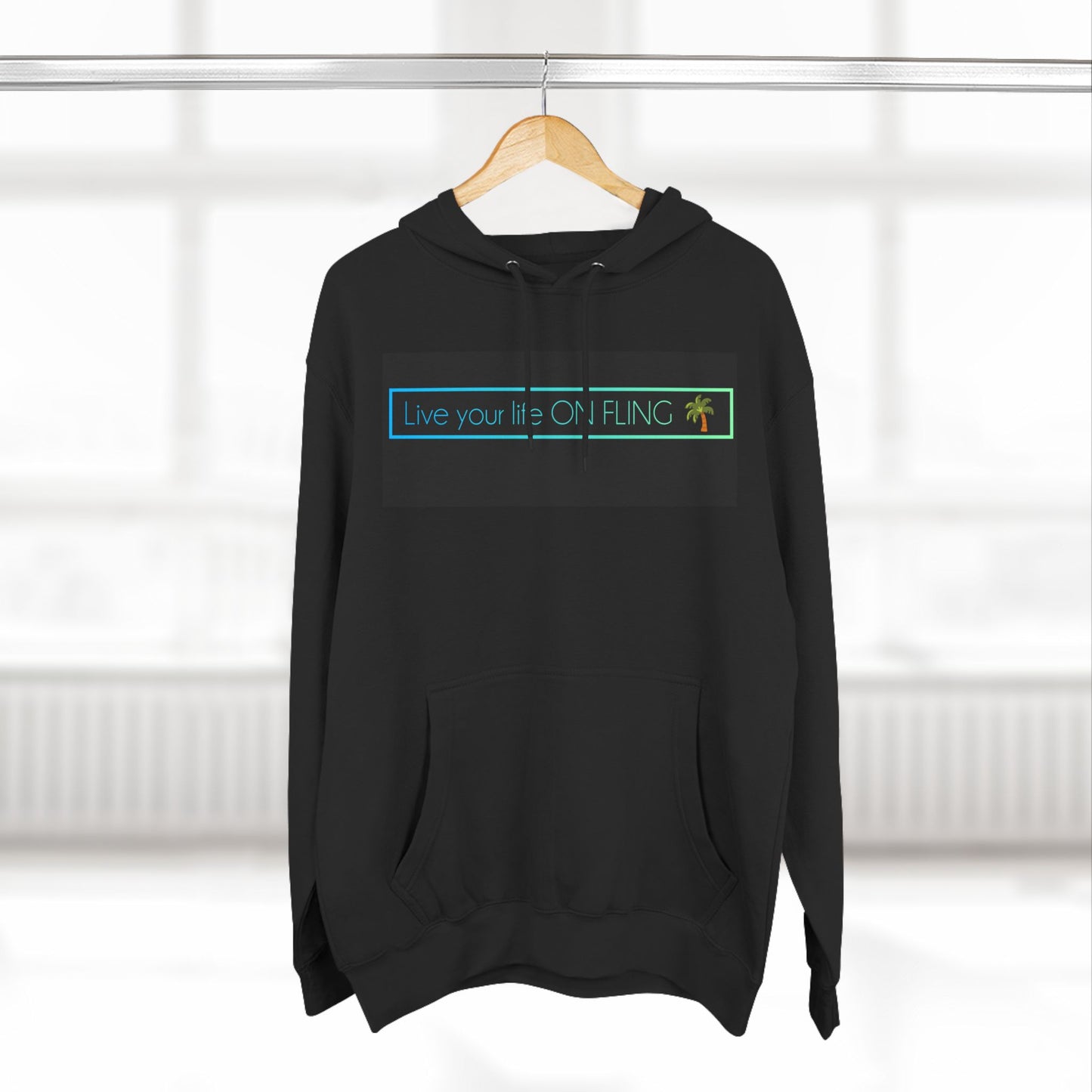 ON FLING-❤️‍🔥Panel Fleece Hoodie
