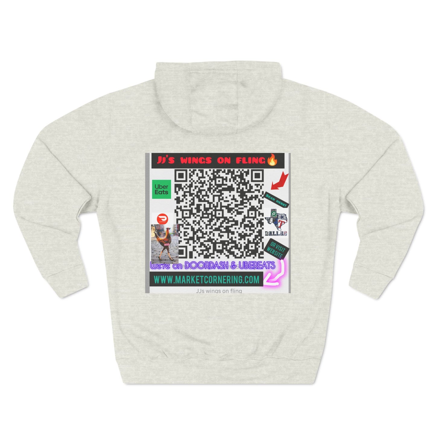 ON FLING-❤️‍🔥Panel Fleece Hoodie